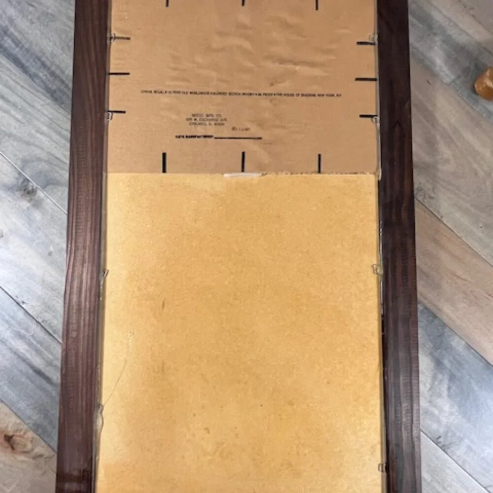 Vintage Chivas Regal 12 years old blended Scotch whisky chalk board / mirror